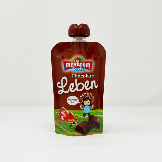 Mehadrin Chocolate Leben Squeeze 3.5 oz
