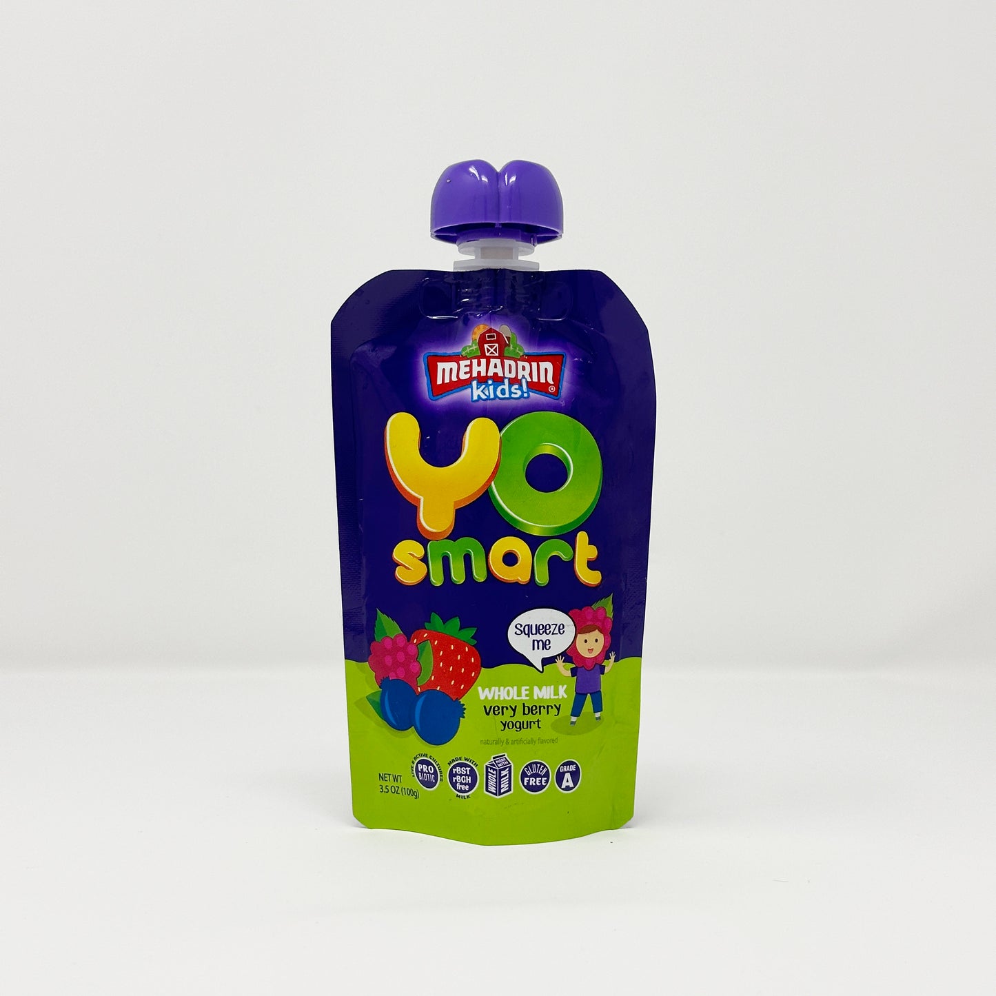 Mehadrin Kids Yo Smart Very Berry 3.5 oz