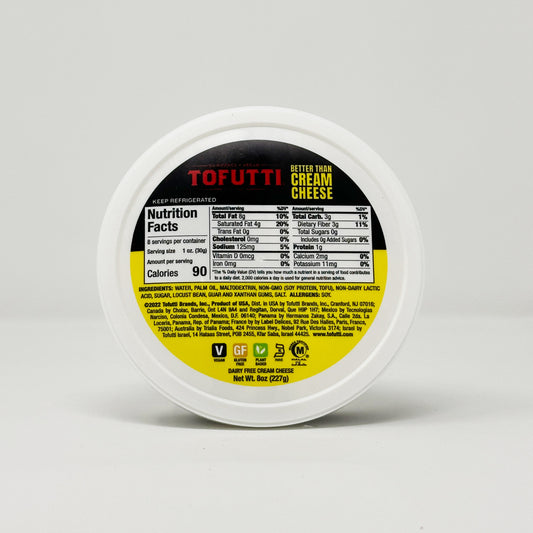 Tofutti Cream Cheese 8 oz