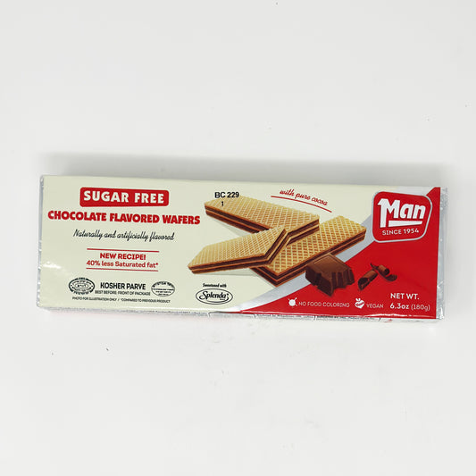 Man Sugar Free Chocolate Flavor Wafer 6.3 oz