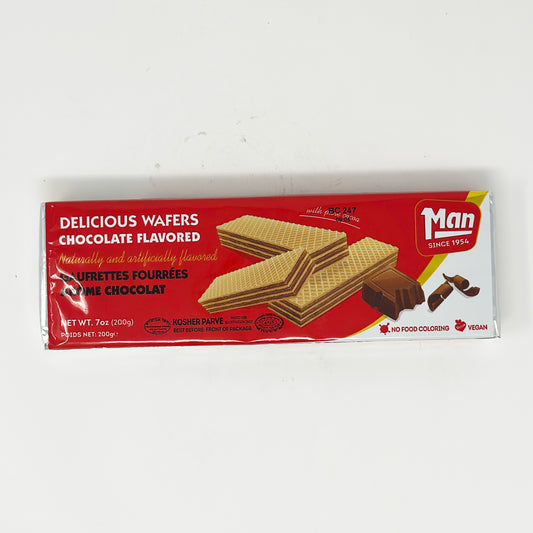 Man Chocolate Wafers 7 oz