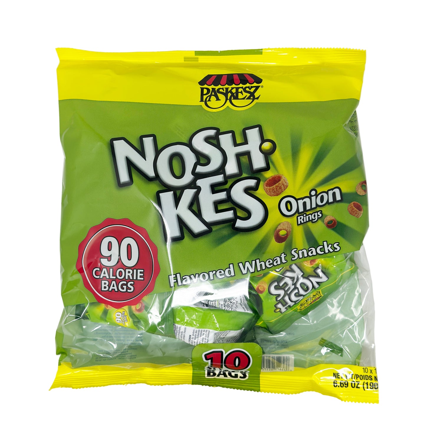 Paskez Noshkes Onion Rings 6.69 oz