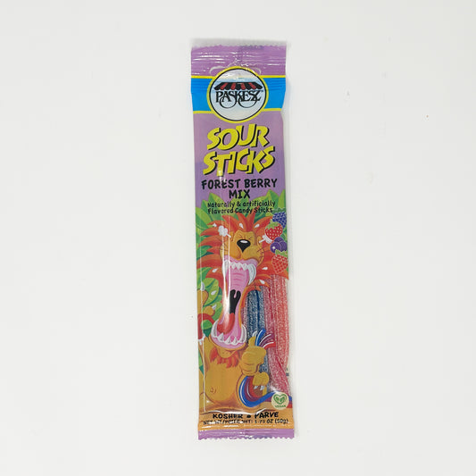 Paskesz Sour Sticks Berry Mix 1.75 oz