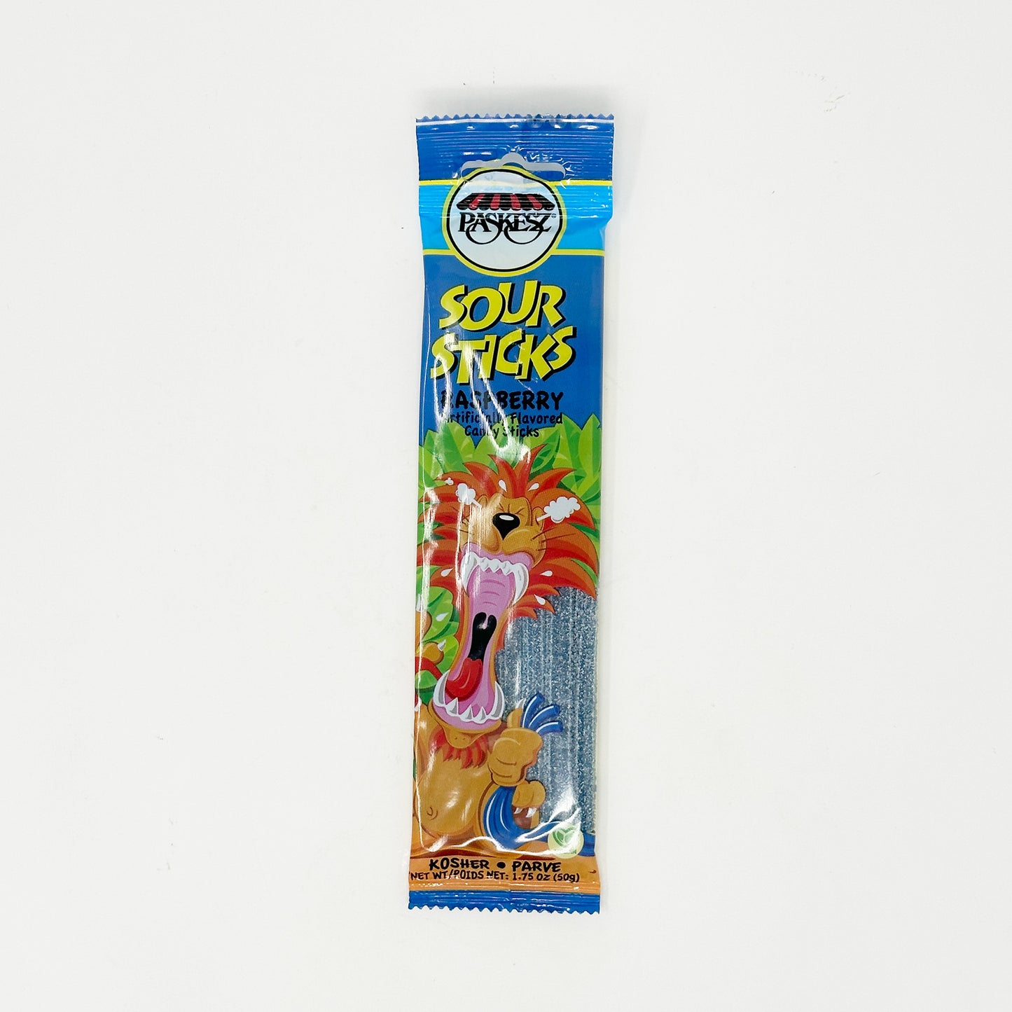 Paskesz Sour Sticks Raspberry 1.75 oz