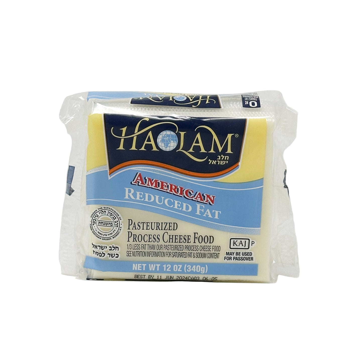 Haolam American Cheese Reduced Fat 12 oz