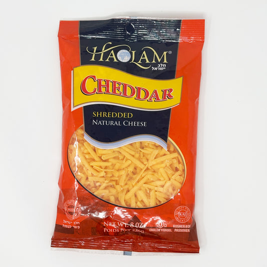 Haolam Cheddar Shredded Cheese 8 oz