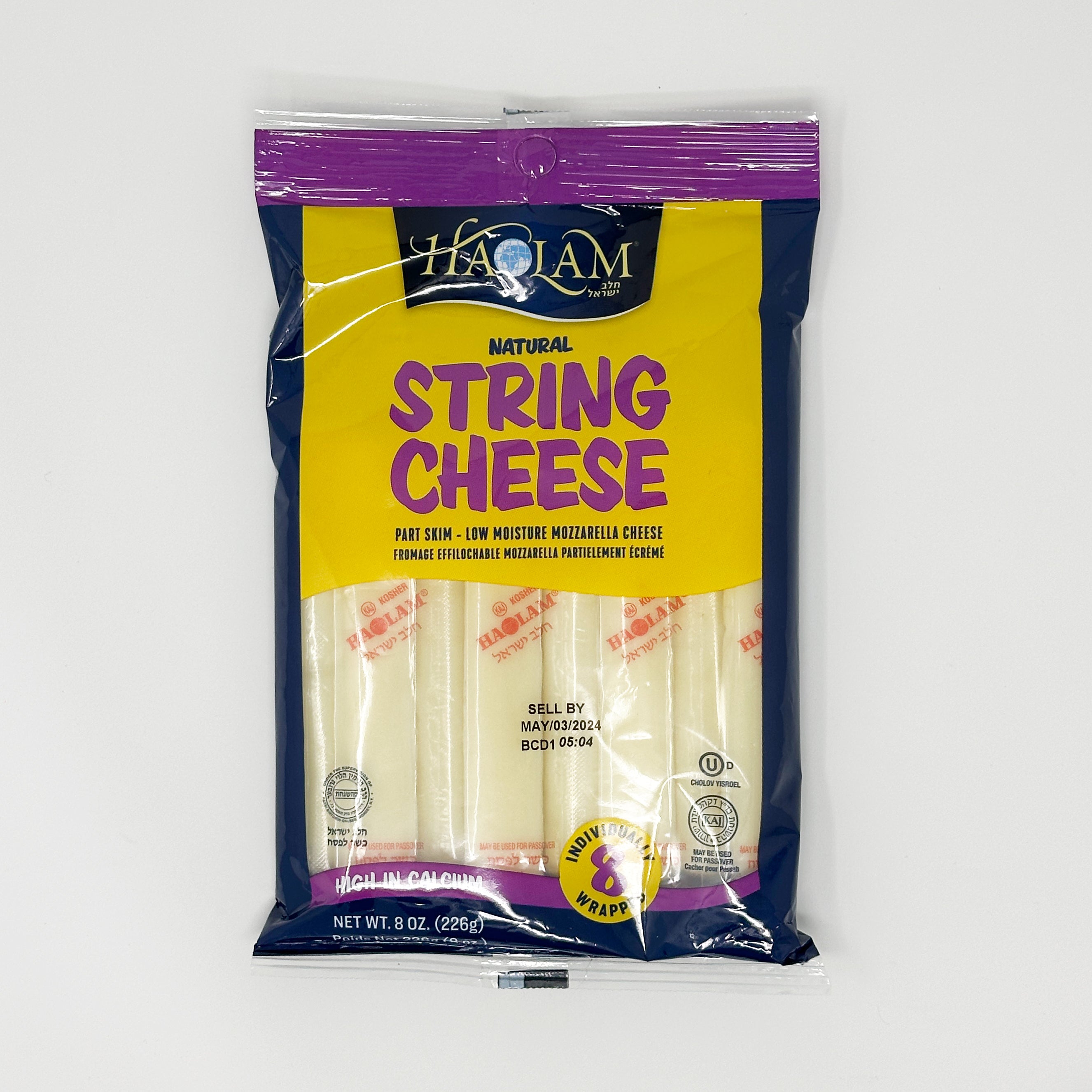 Haolam String Cheese 8 oz– Miami Kosher Food