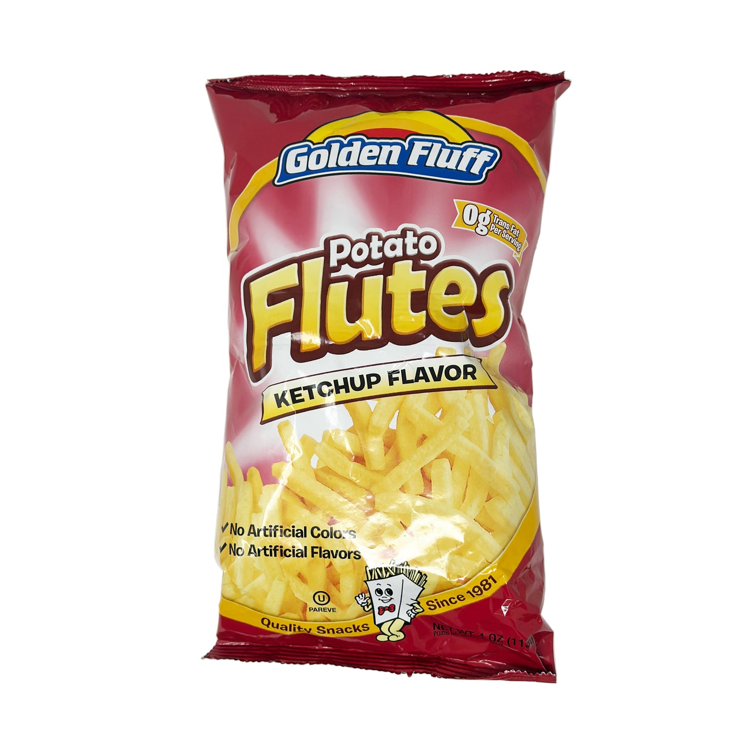 Golden Fluff Potato Flutes Ketchup 4 oz