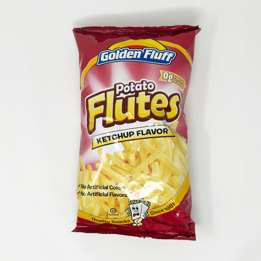 Golden Fluff Potato Flutes Ketchup 4 oz