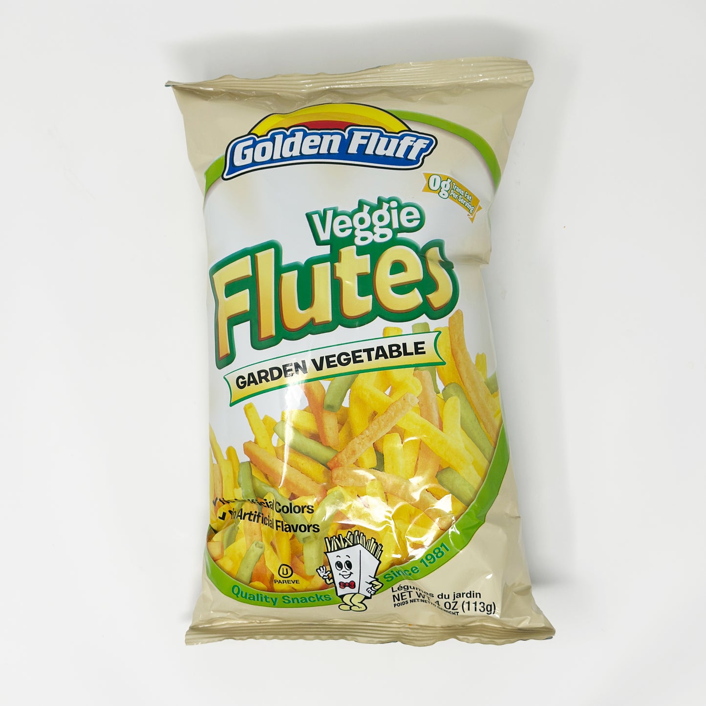 Golden Fluff Veggie Flutes Garden Vegetables 4 oz