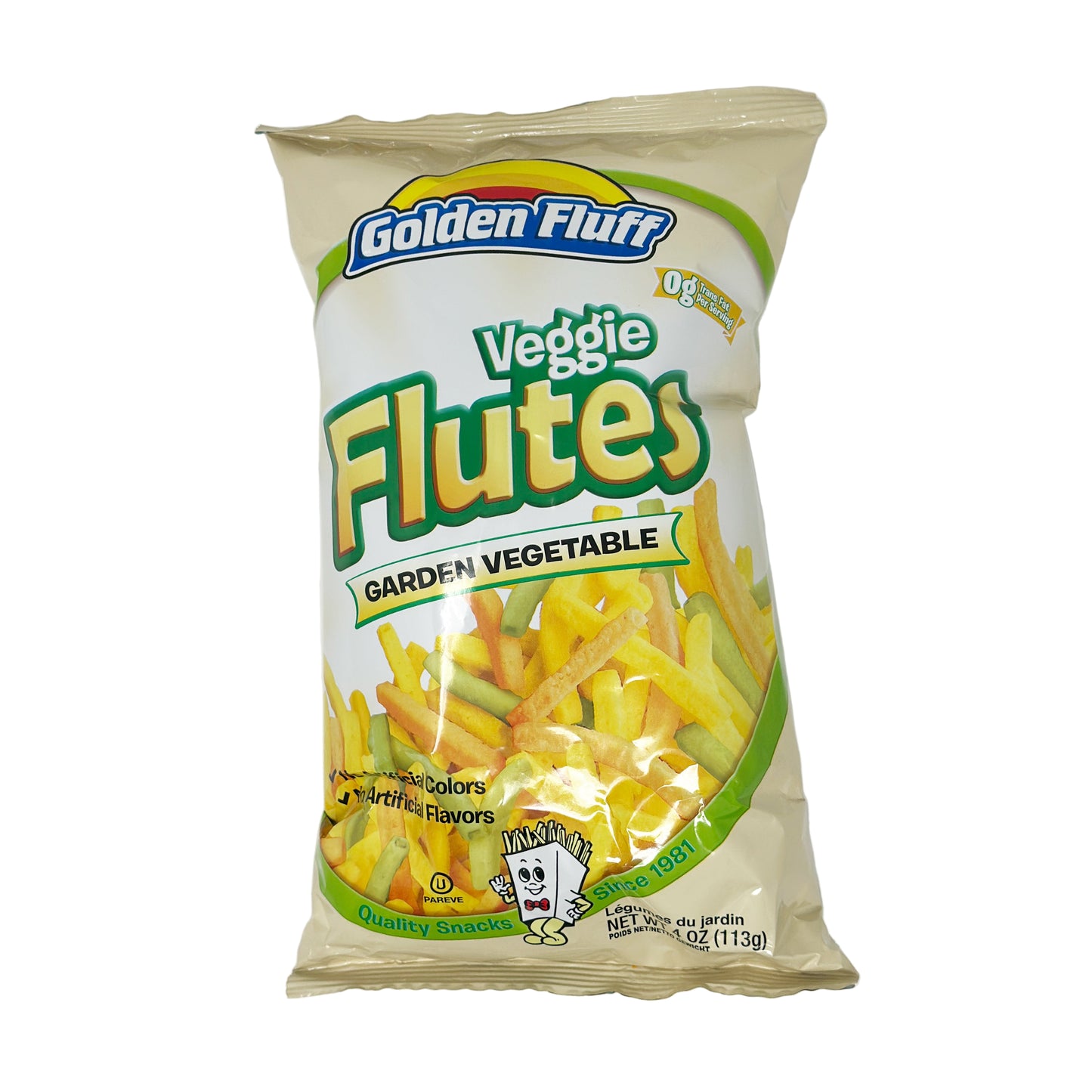 Golden Fluff Veggie Flutes Garden Vegetables 4 oz