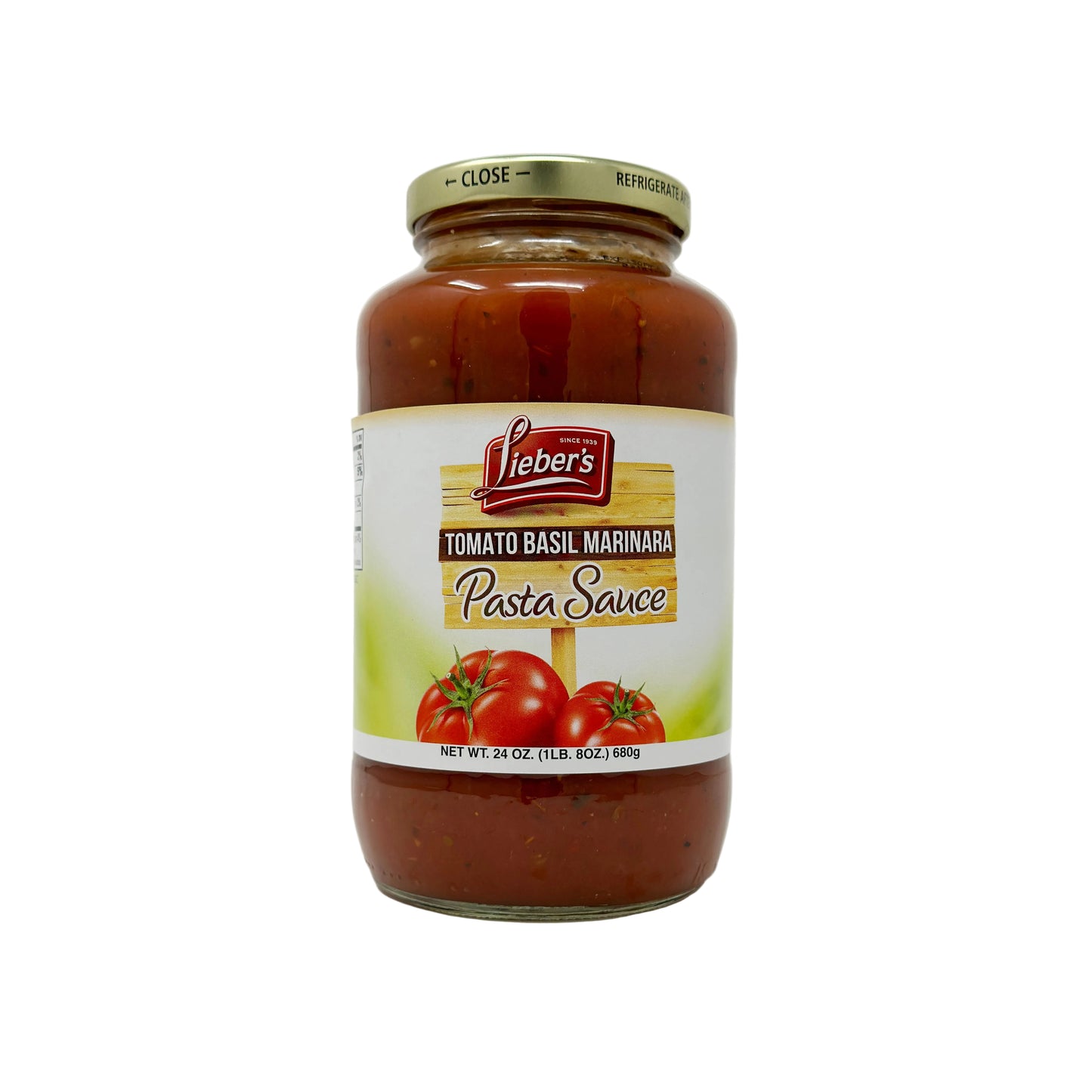 Lieber's Tomato Basil Marinara 24 oz