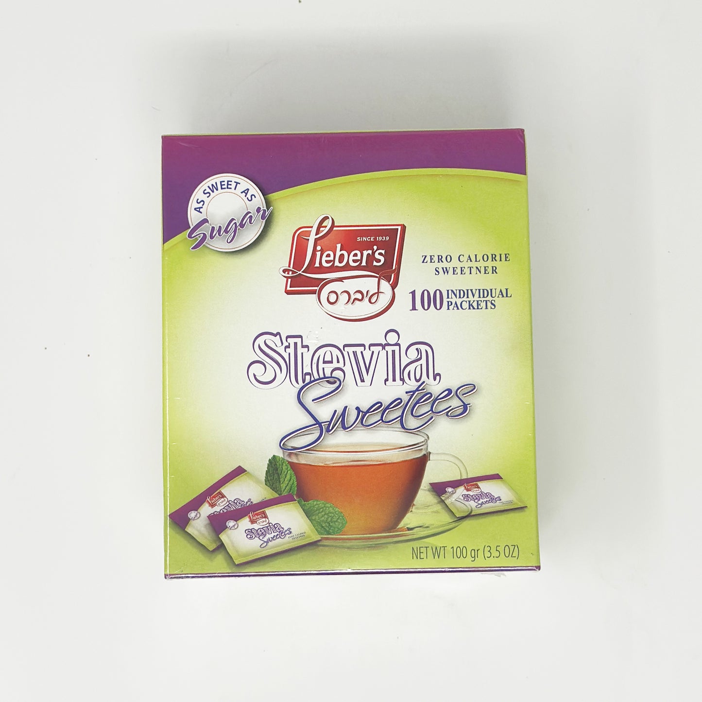 Lieber's Stevia Packets 3.5 oz