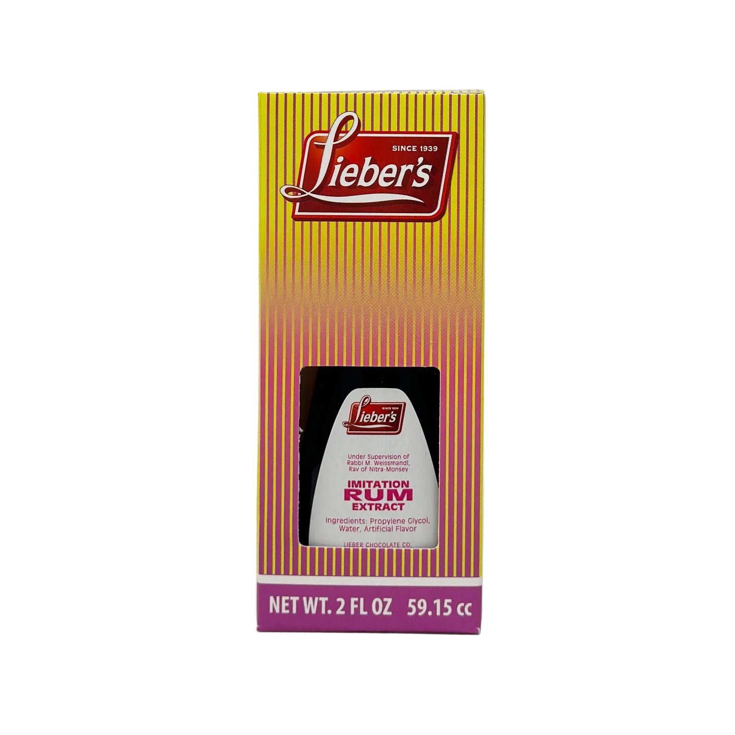 Lieber's Immitation Rum Extract 2oz