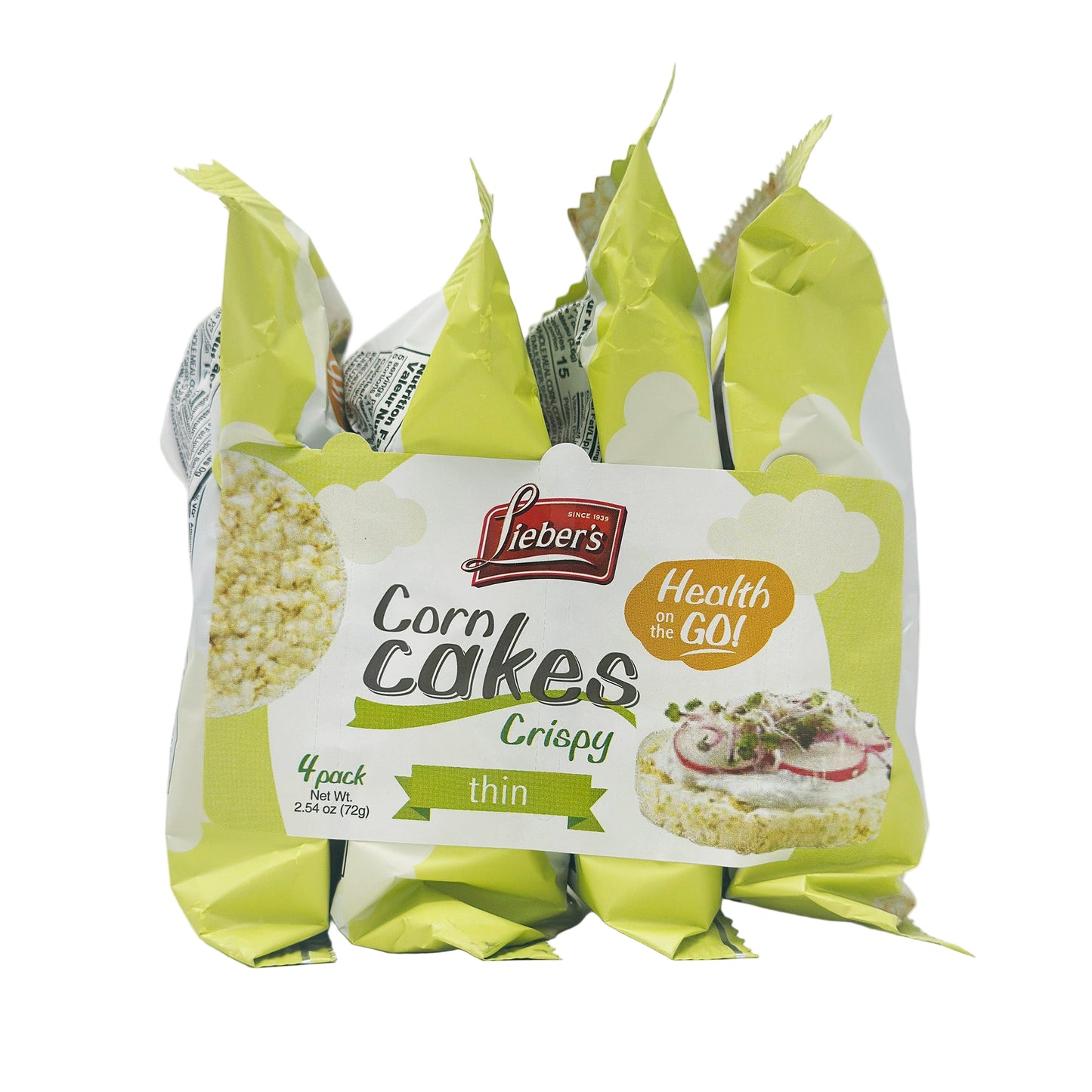 Lieber's Corn Cakes Thin 4 pck