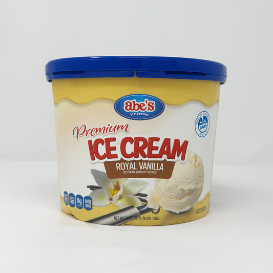Abe's Ice Cream Royal Vanilla 0.5 gal
