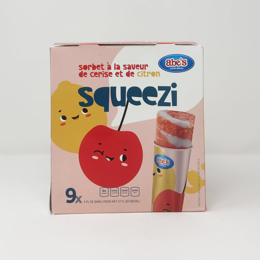 Abe's Squeezi Cherry Lemon 9 pack 27fl oz