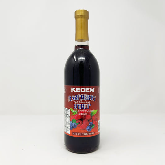 Kedem Raspbery & blueberry Syrup 25.4 oz
