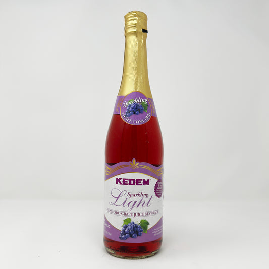 Kedem Sparkling Light Concord Grape Juice 25.3 oz
