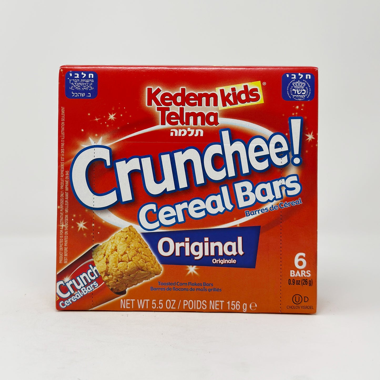 Kedem Telma Crunchee Bars Original 5.5 oz
