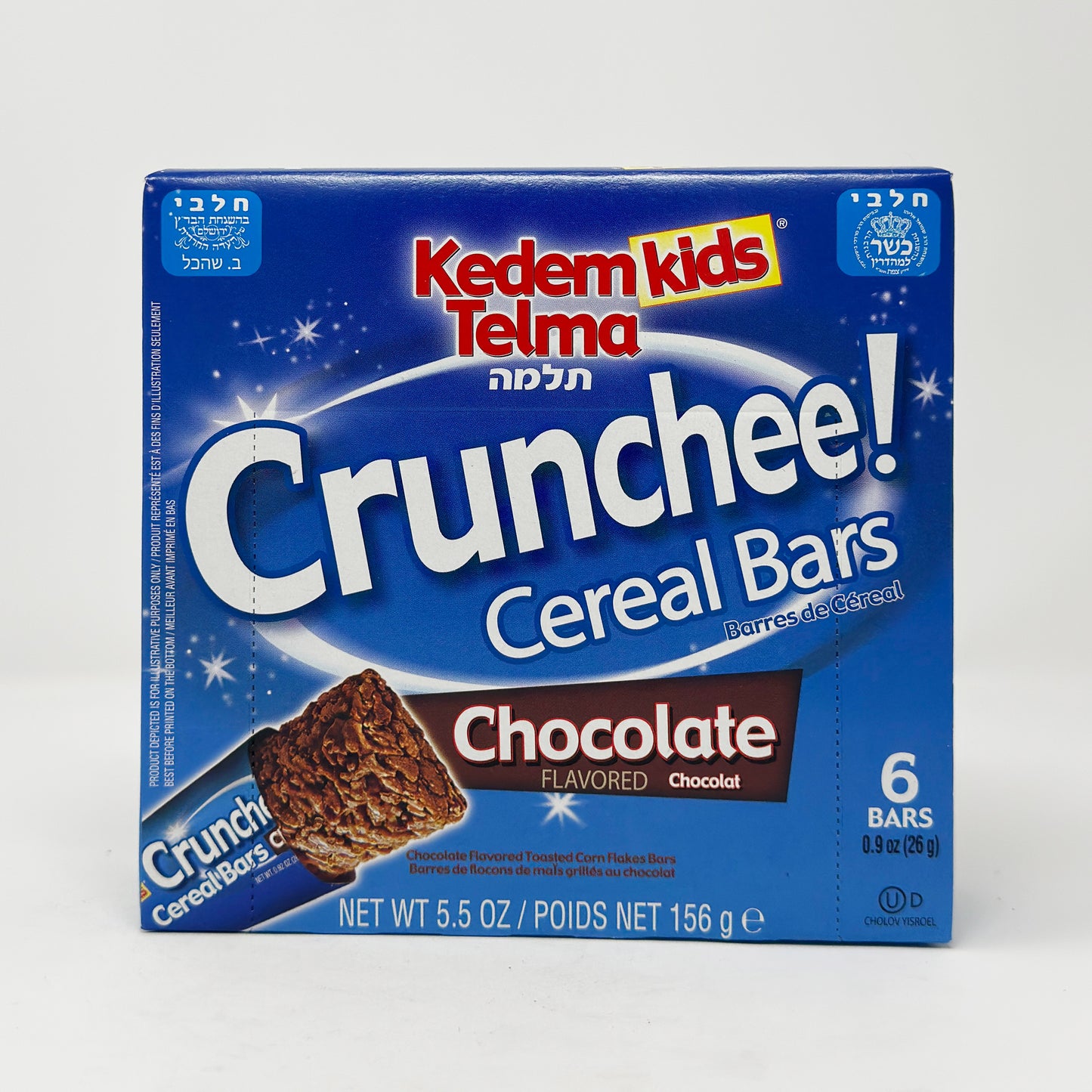 Kedem Telma Crunchee Bars Chocolate 5.5 oz