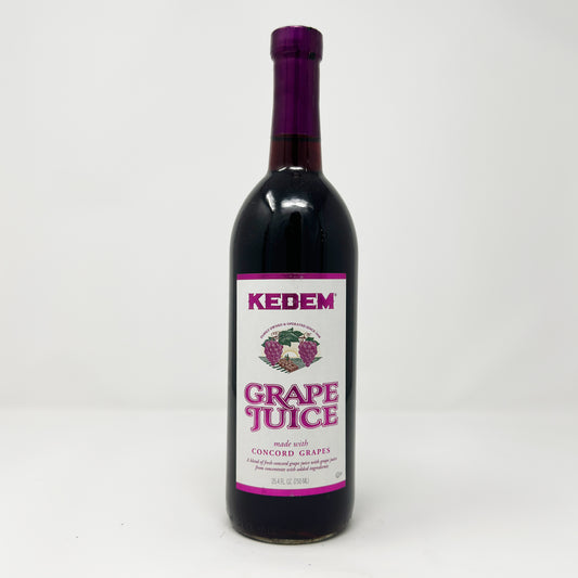 Kedem Concord Grape Juice Glass Bottle 25.4 oz