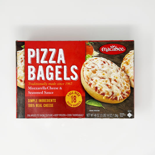Macabee Pizza Bagel 18ct 46 oz