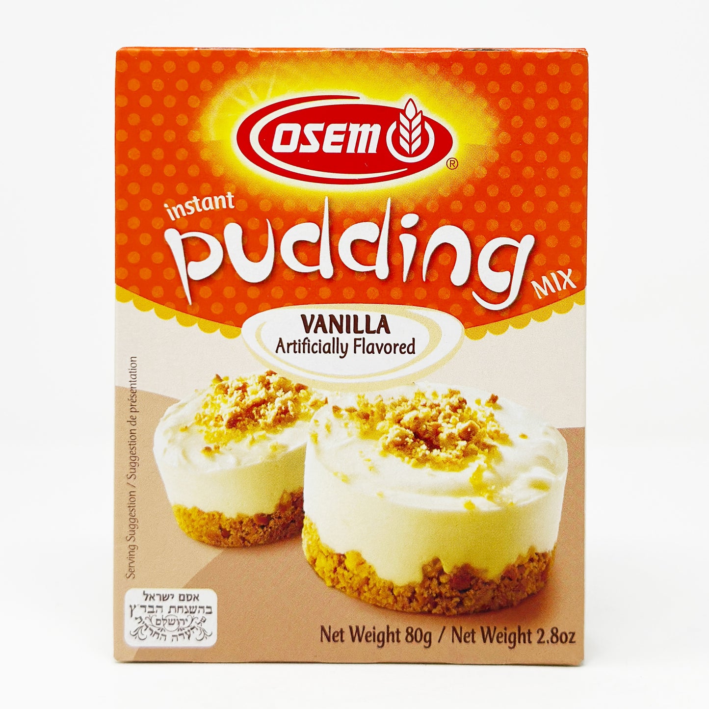 Osem Instant Pudding Vanilla 2.8 oz