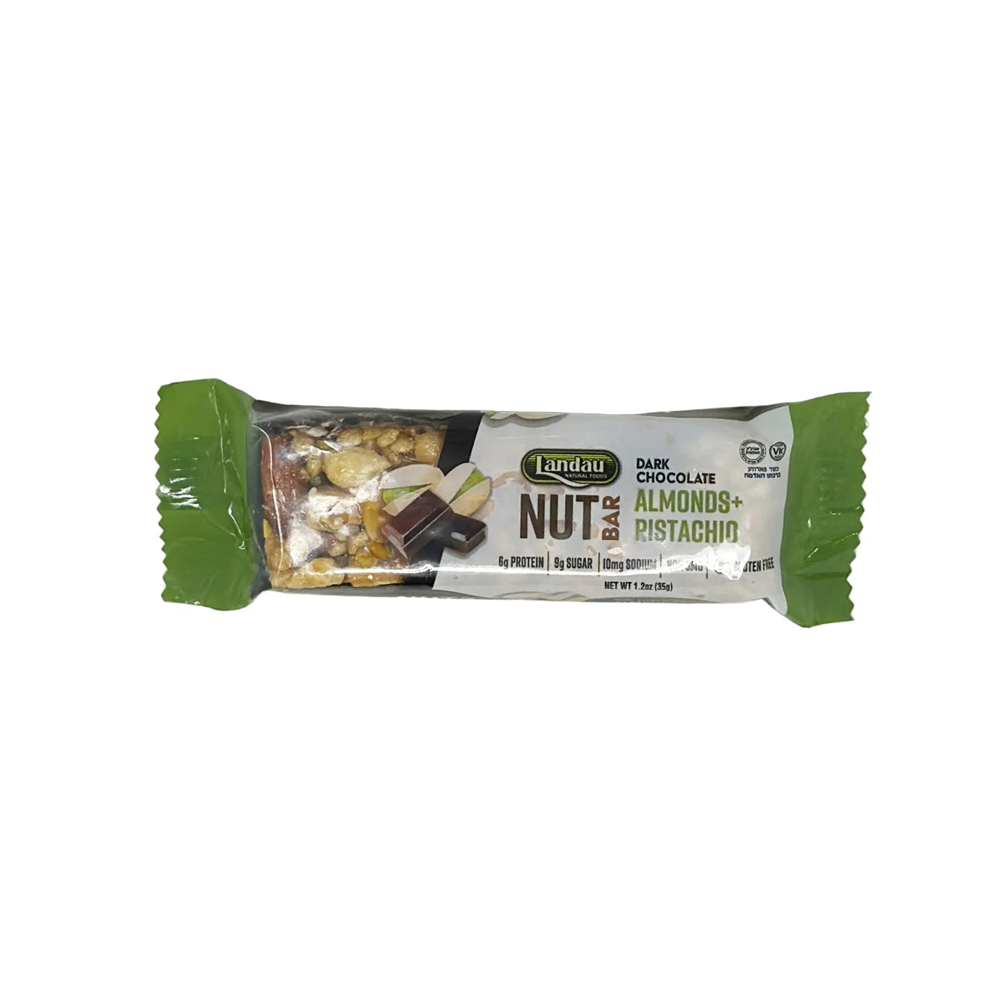 Landau Nut Bar Almonds+Pitachio 1.2 oz