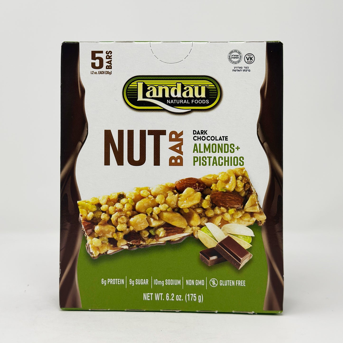 Landau Nut Bar Almonds+Pistachios 6.2 oz