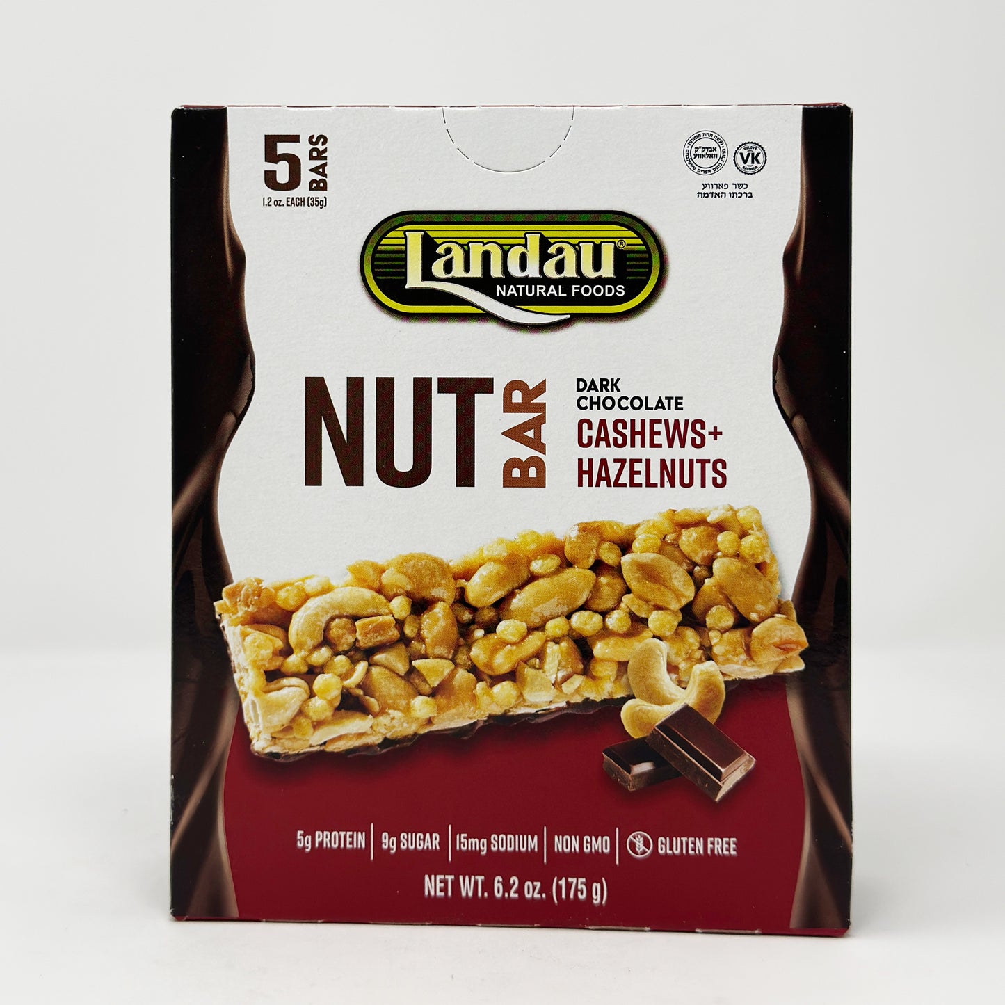 Landau Nut Bar Cashews+Hazelnuts 6.2 oz