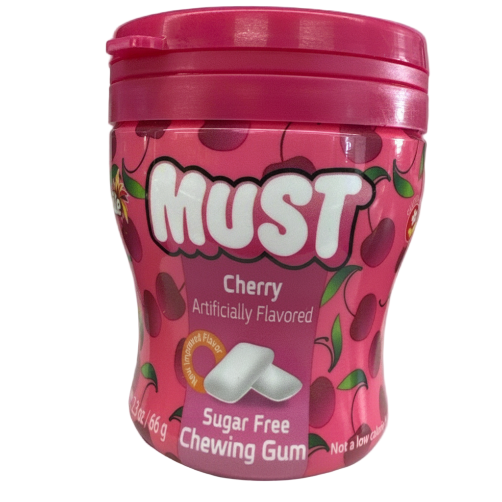 Elite Must Cherry Sugar Free Gum 2.3 oz