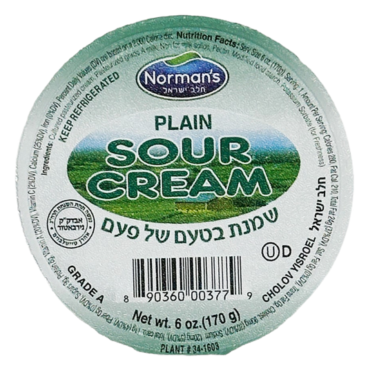 Norman's Natural Sour Cream 6 oz