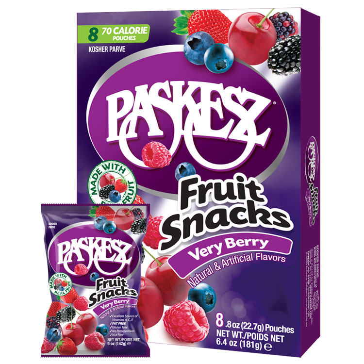 Paskesz Fruit Snacks 8.8 oz