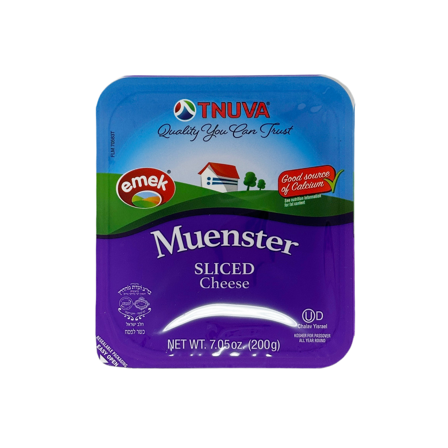 Tnuva Muenster Cheese Sliced 7.05 oz