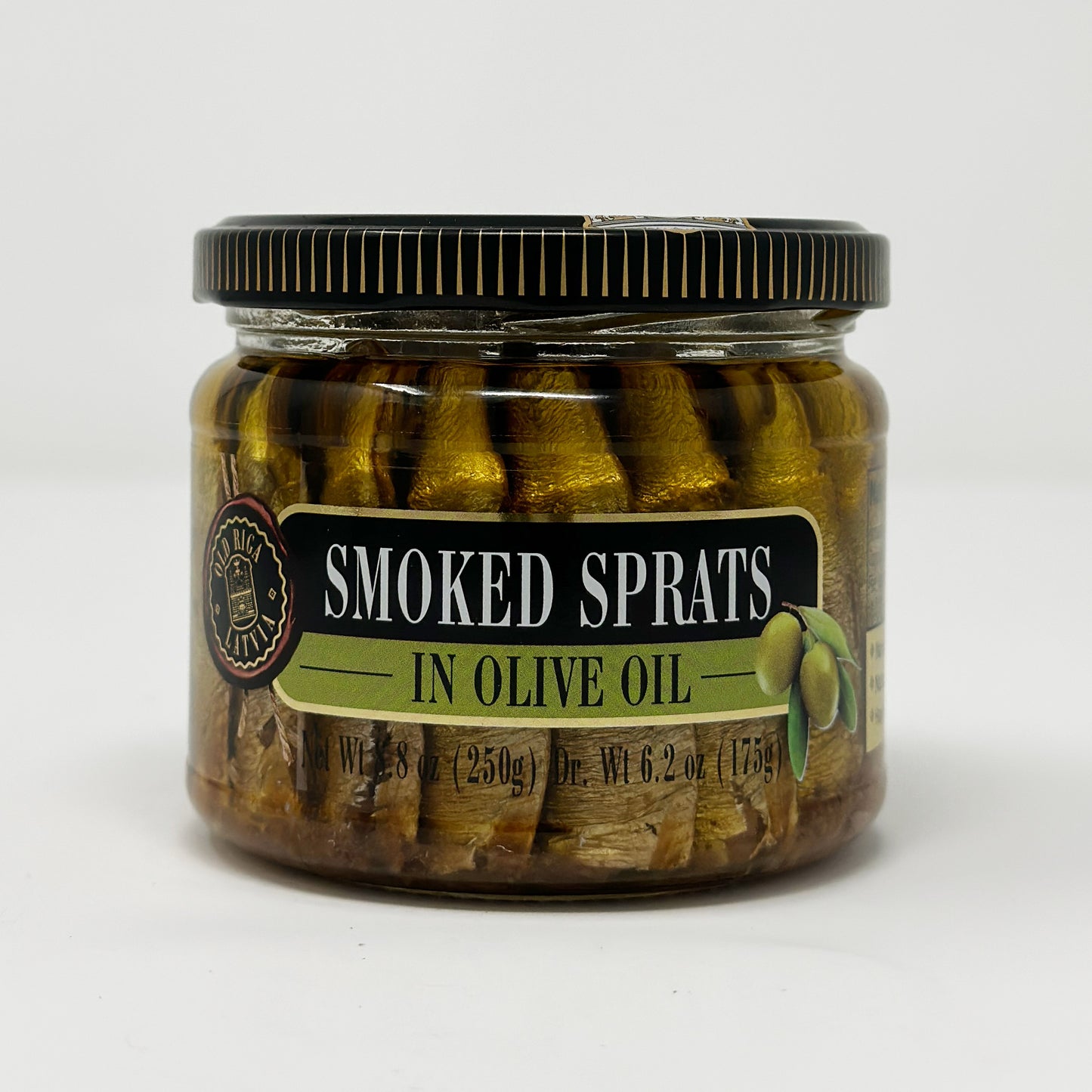 Old Riga Smoked Sprats In Olive Oil 6.2 oz