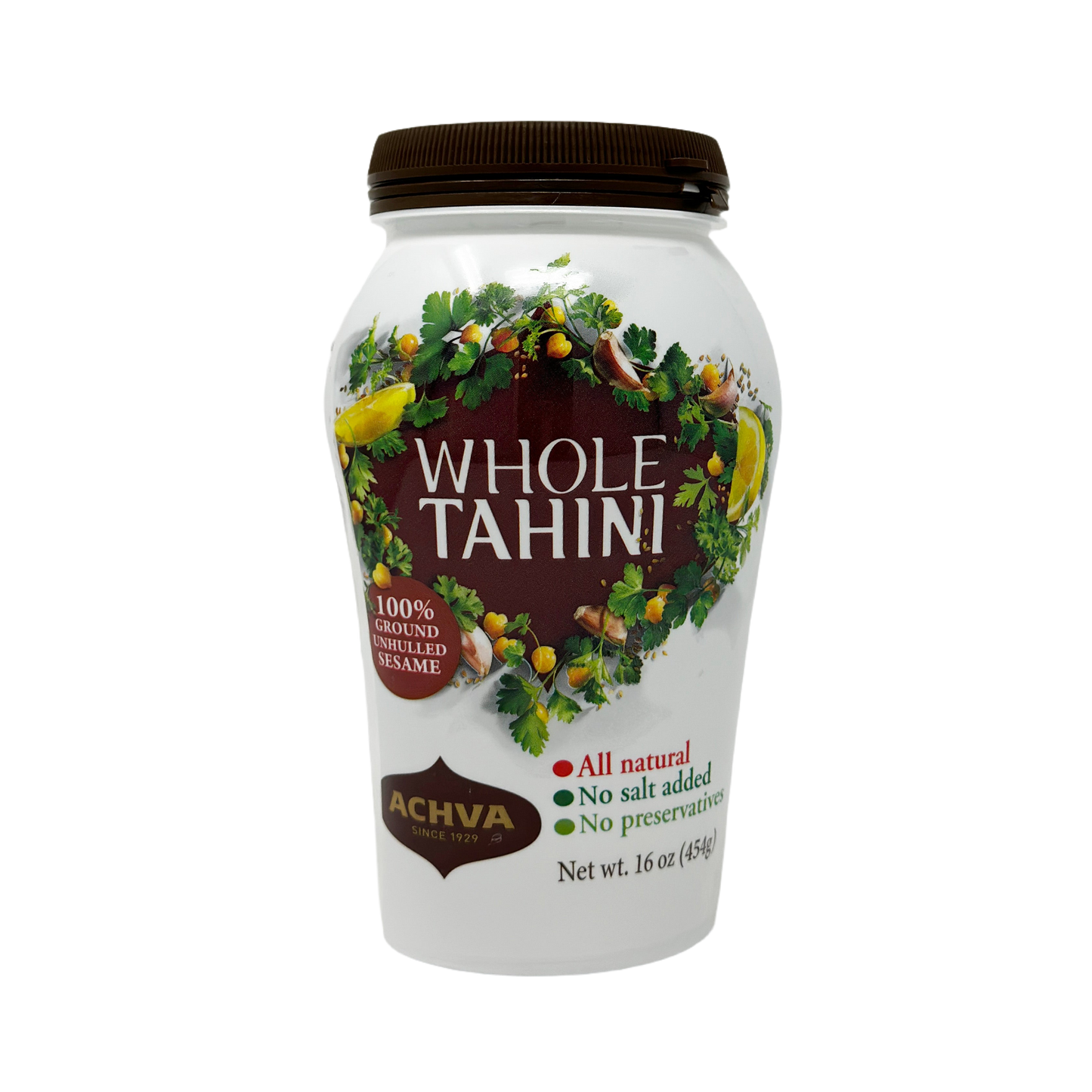 Achva Whole Tahini 16 oz