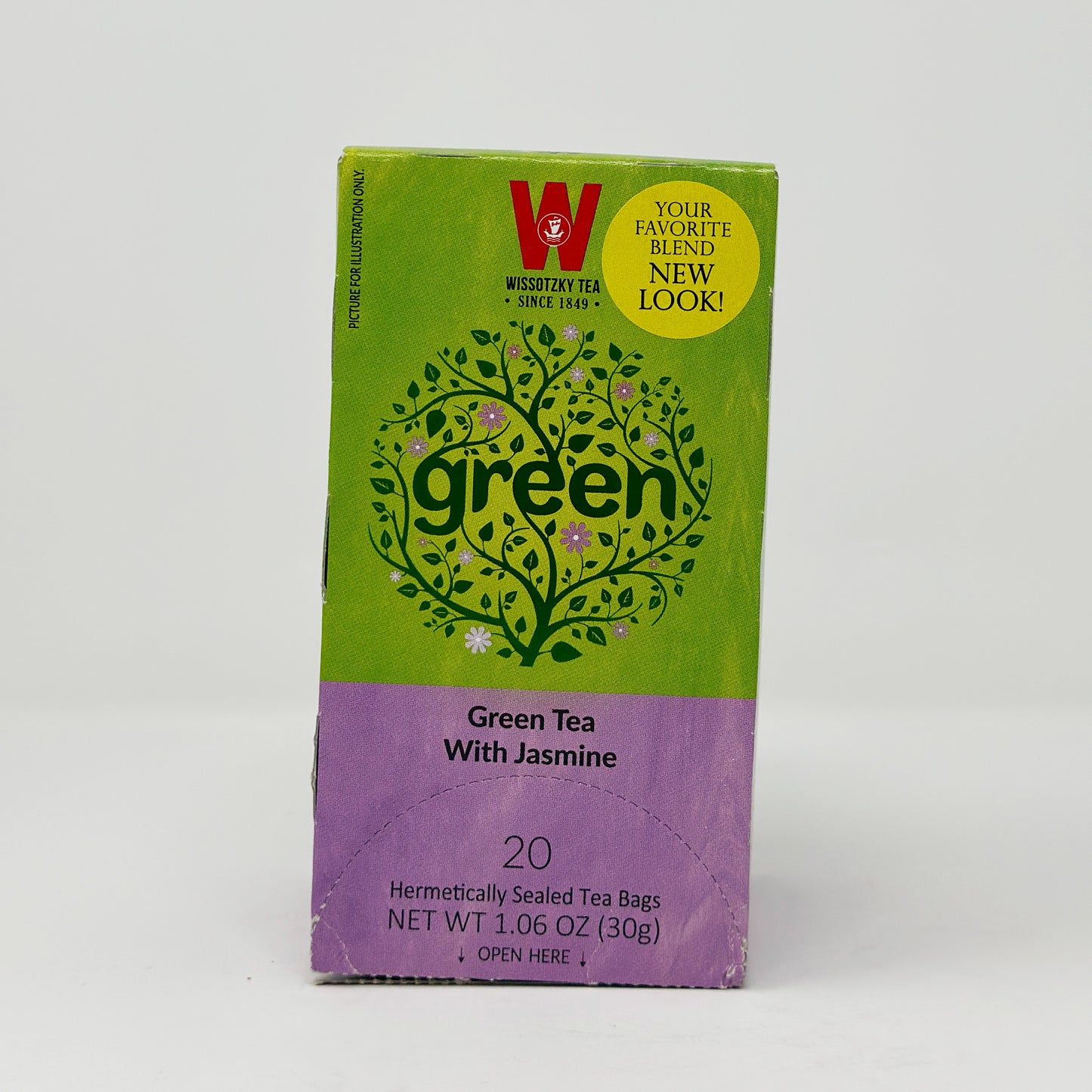 Wissotzky Green Tea With Jasmine 1.06 oz