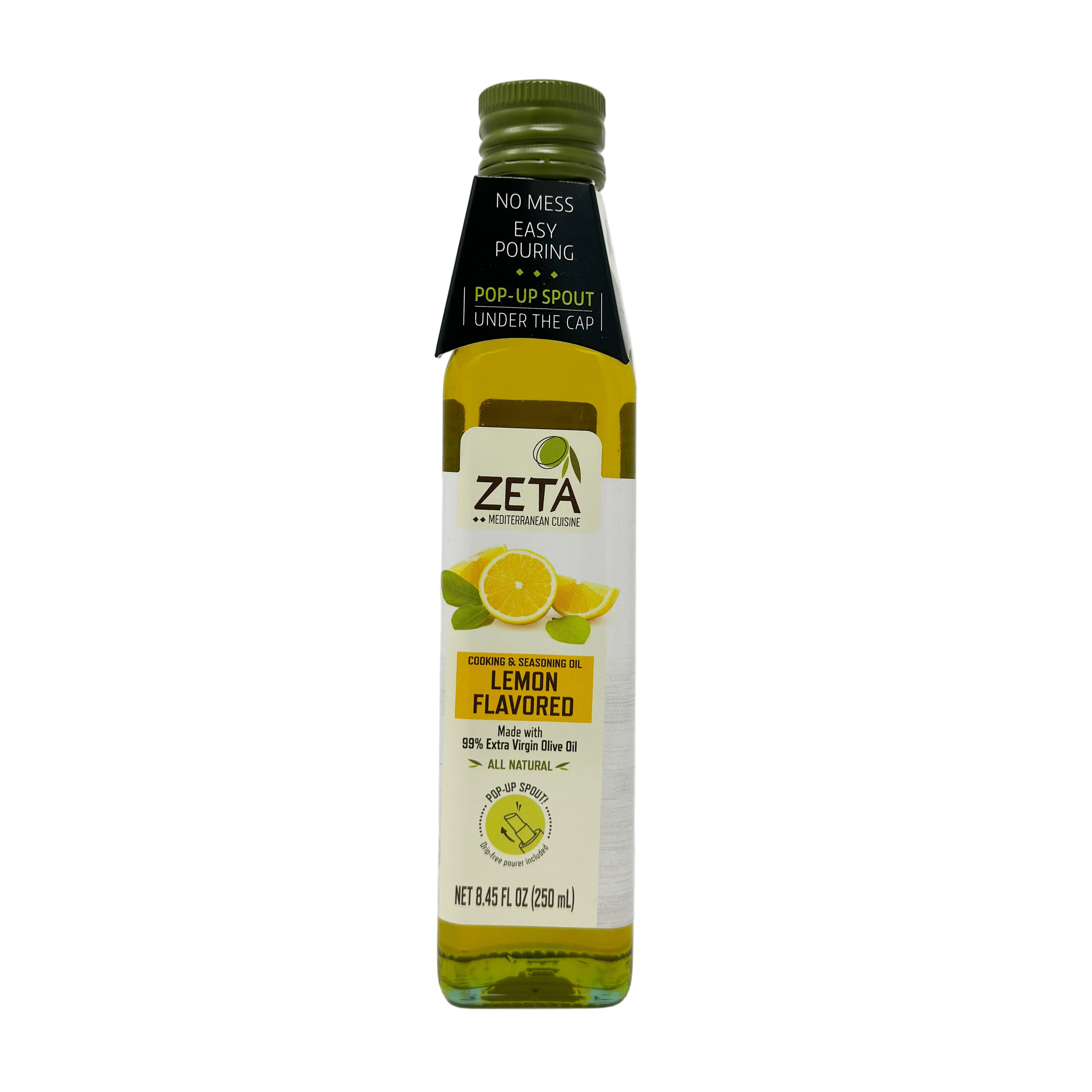 Zeta Lemon Flavored Extra Virgin Olive Oil 8.45 fl oz– Miami