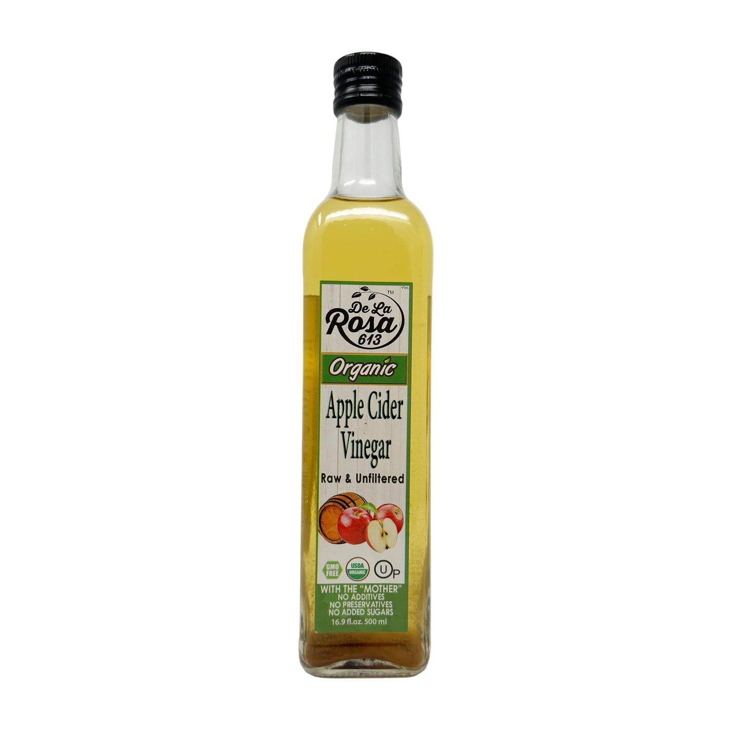 De La Rosa Apple Cider Vinegar 16.9 fl oz