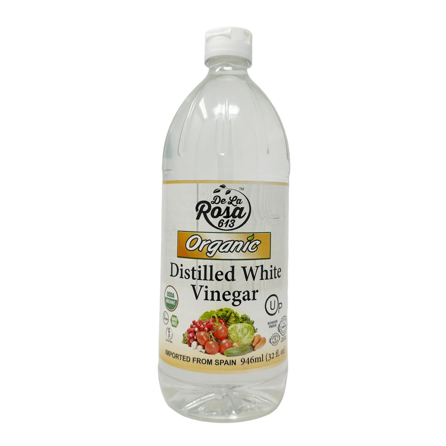 De La Rosa Organic Distilled White Vinegar 32 fl oz