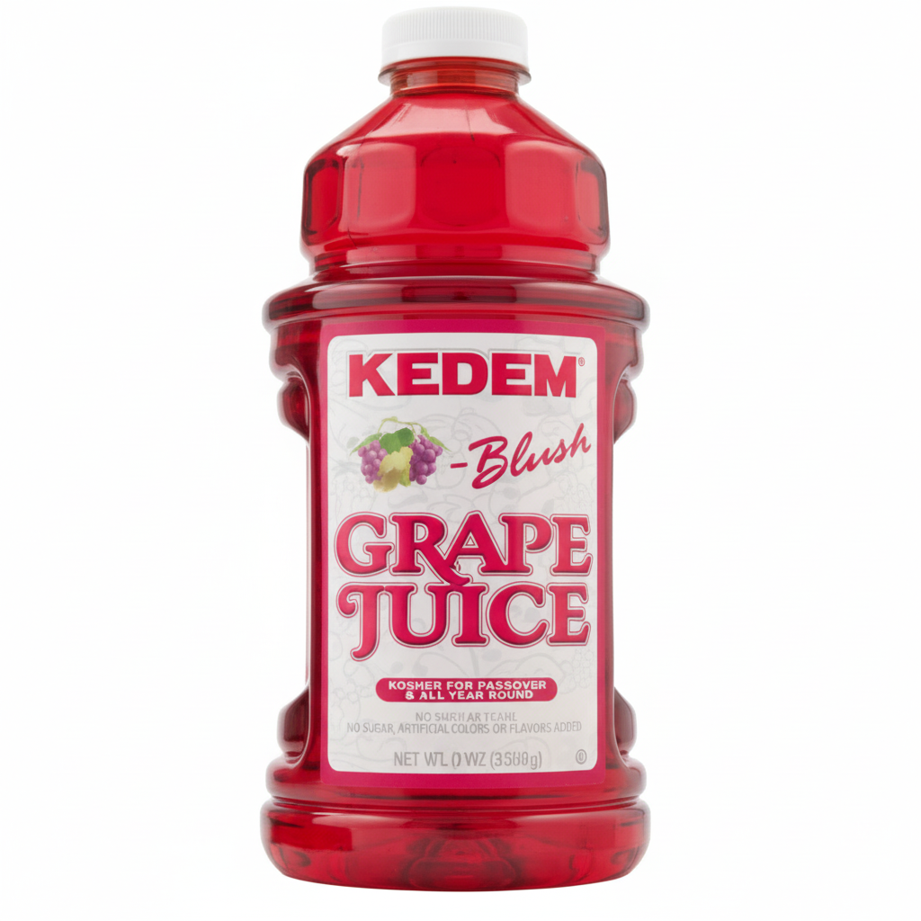 KEDEM 64 OZ BLUSH GRAPE JUICE - Passover