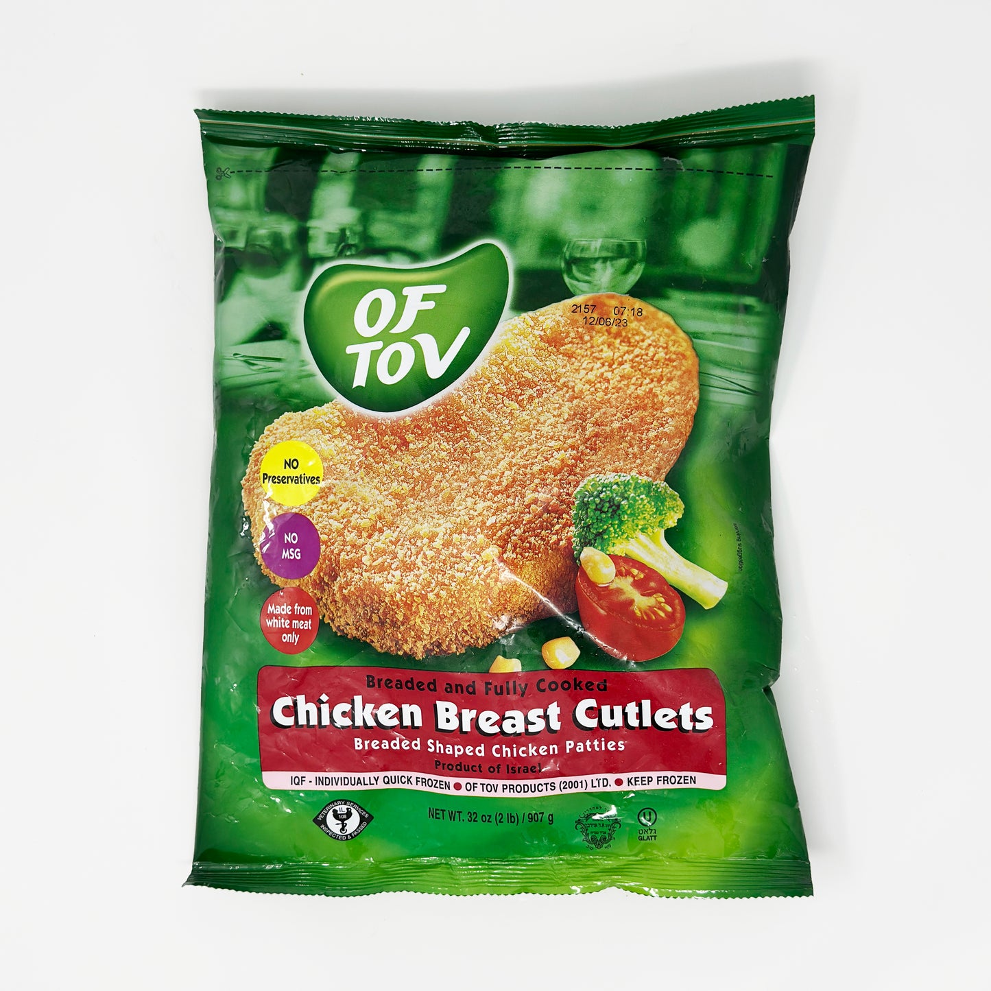 Of Tov Chicken Cutlets 32 oz