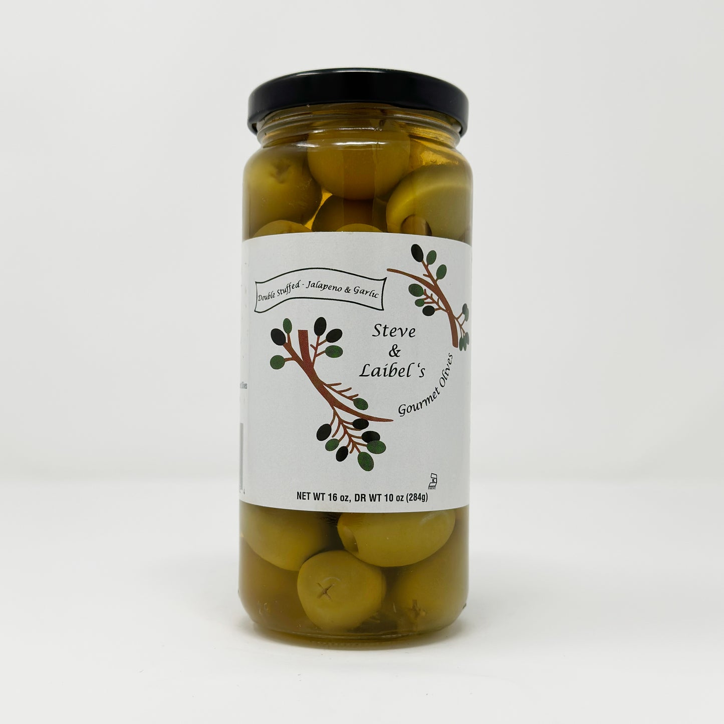 Steve & Laibel's Stuffed Olives Jalapeno & Garlic 16oz