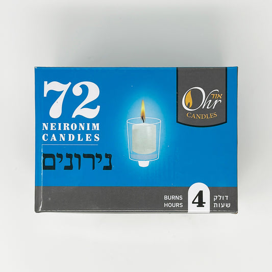 Ohr Neronim Candles 72ct