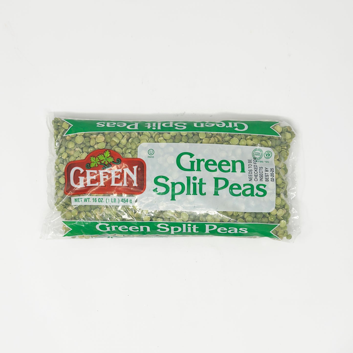 Gefen Green Split Peas 16 oz