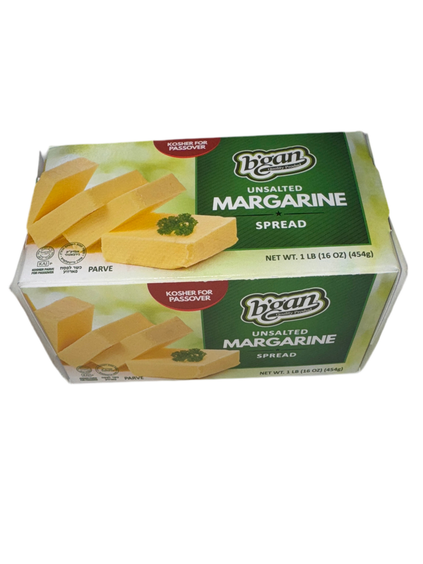 B'gan Unsalted Margarine 16 oz