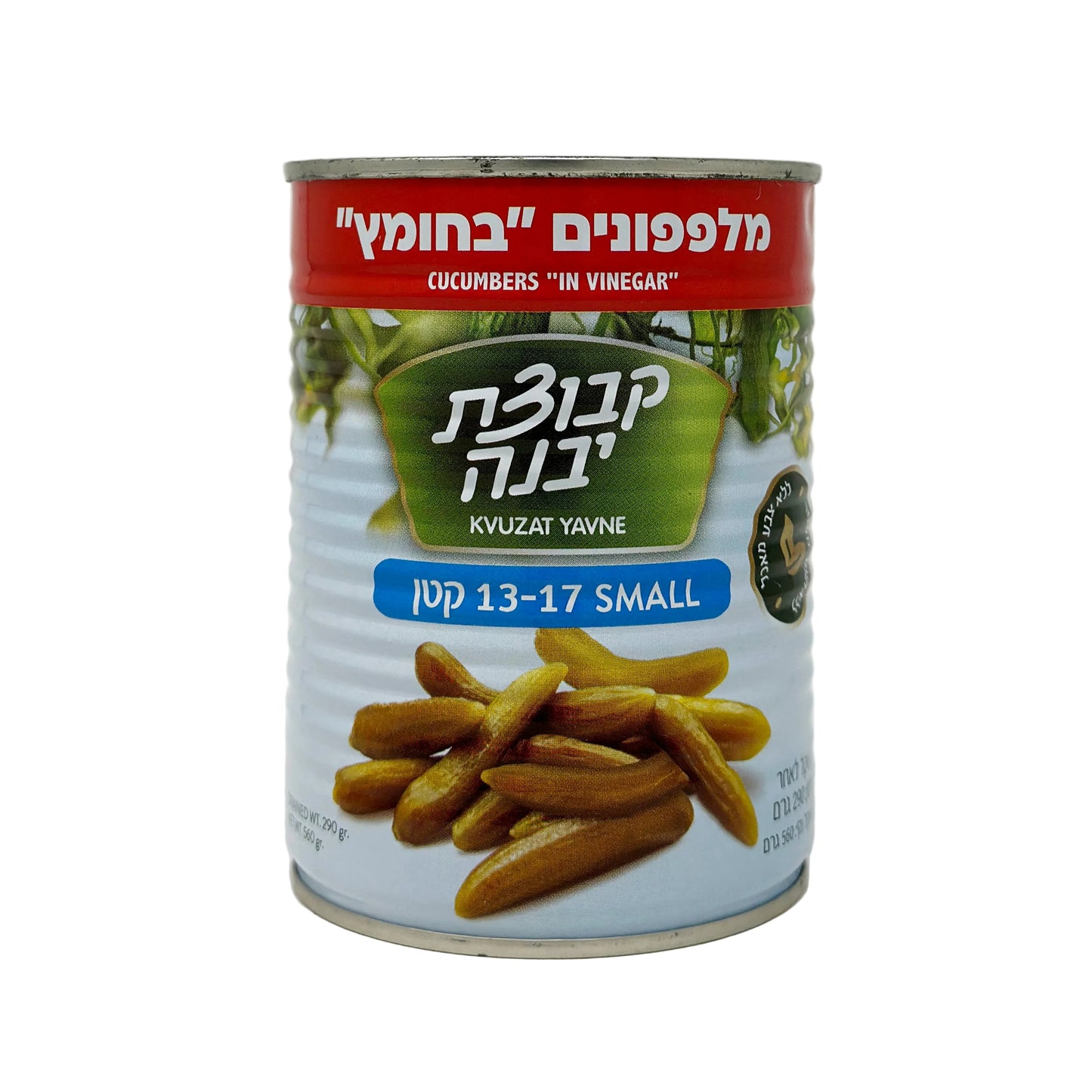 Kvuzat Yavne Cucumbers In Vinegar Small 19.7 oz