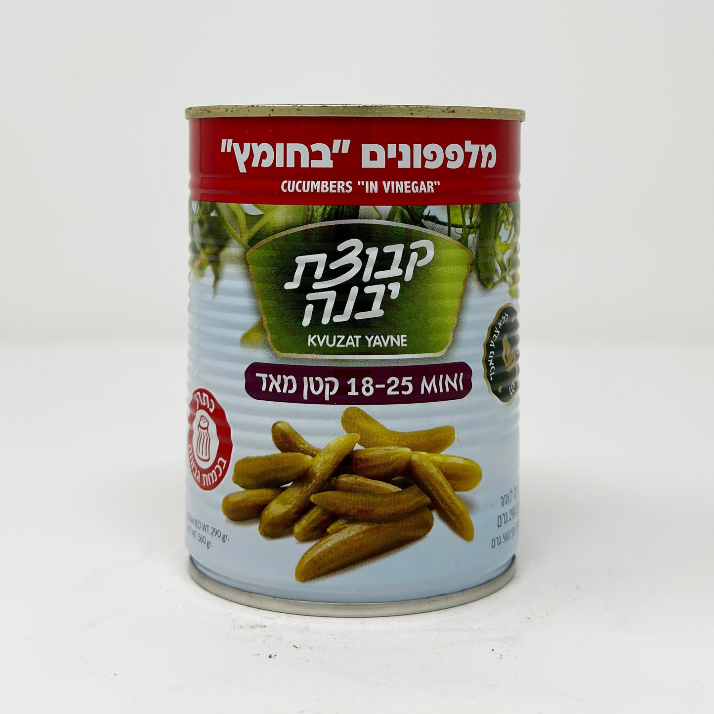 Kvuzat Yavne Cucumber In Vinegar Mini 19.7 oz