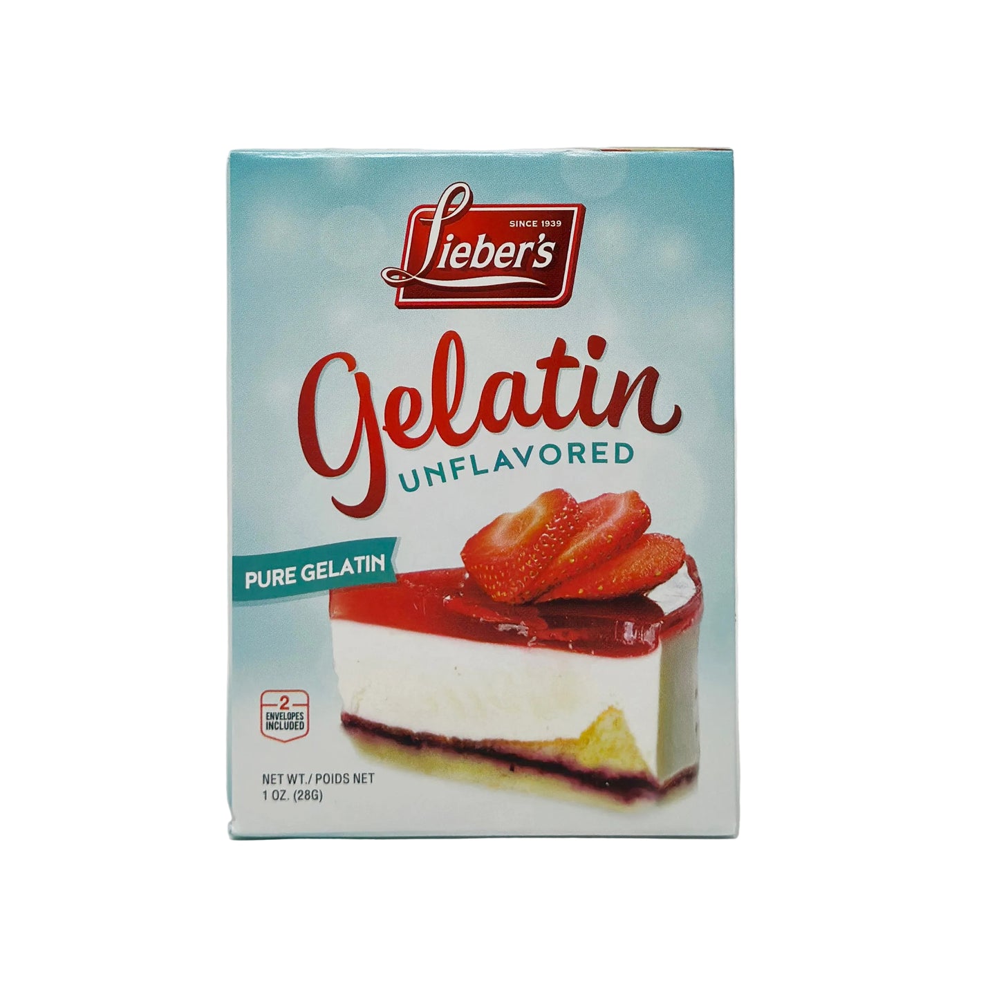 Lieber's Gelatin Unflavored Pure Gelatin 1 oz